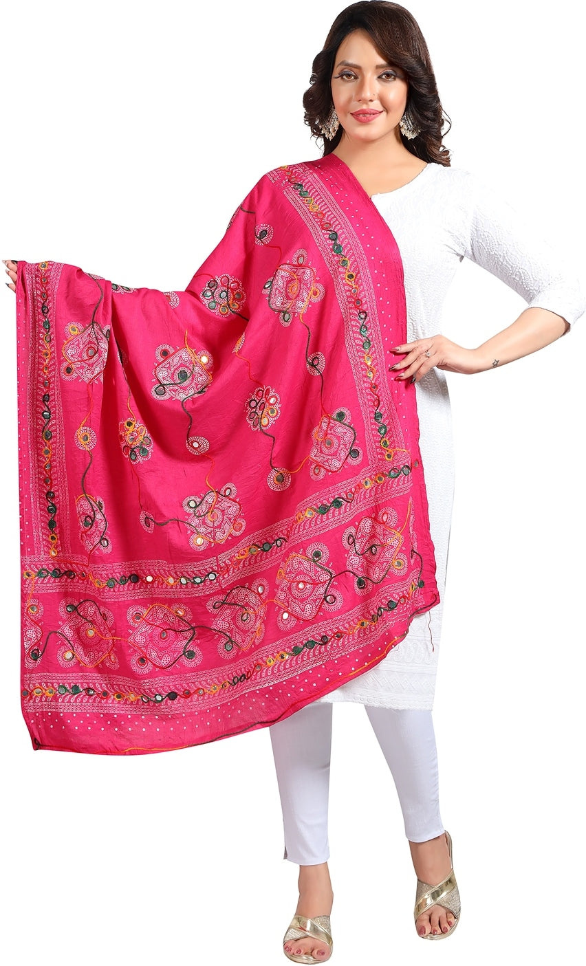 Fabme Women's Full Size, Cotton Traditional , Dupatta