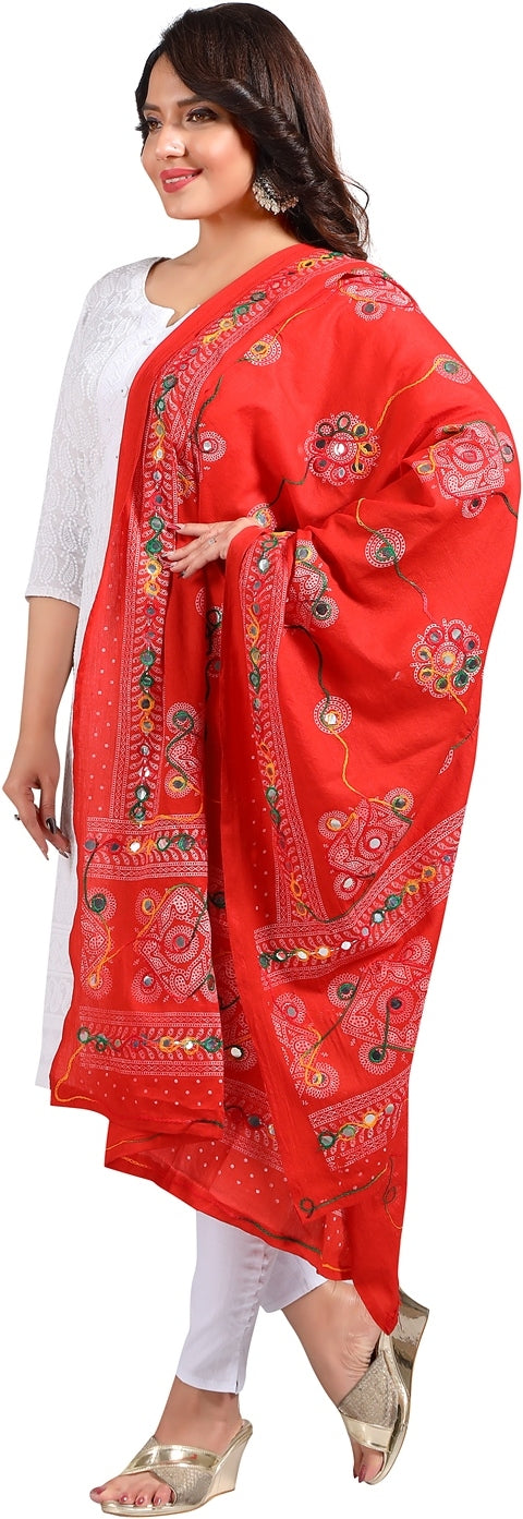 Fabme Women's Full Size, Cotton Traditional , Dupatta