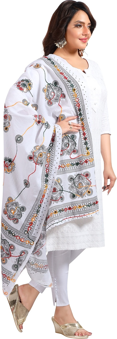 Fabme Women's Full Size, Cotton Traditional , Dupatta
