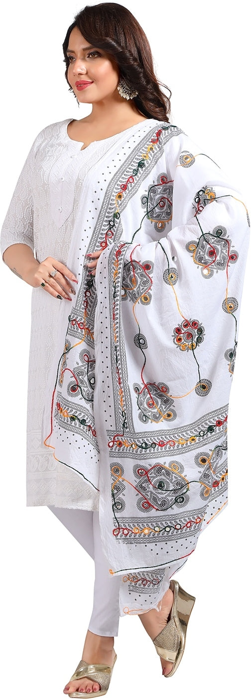 Fabme Women's Full Size, Cotton Traditional , Dupatta