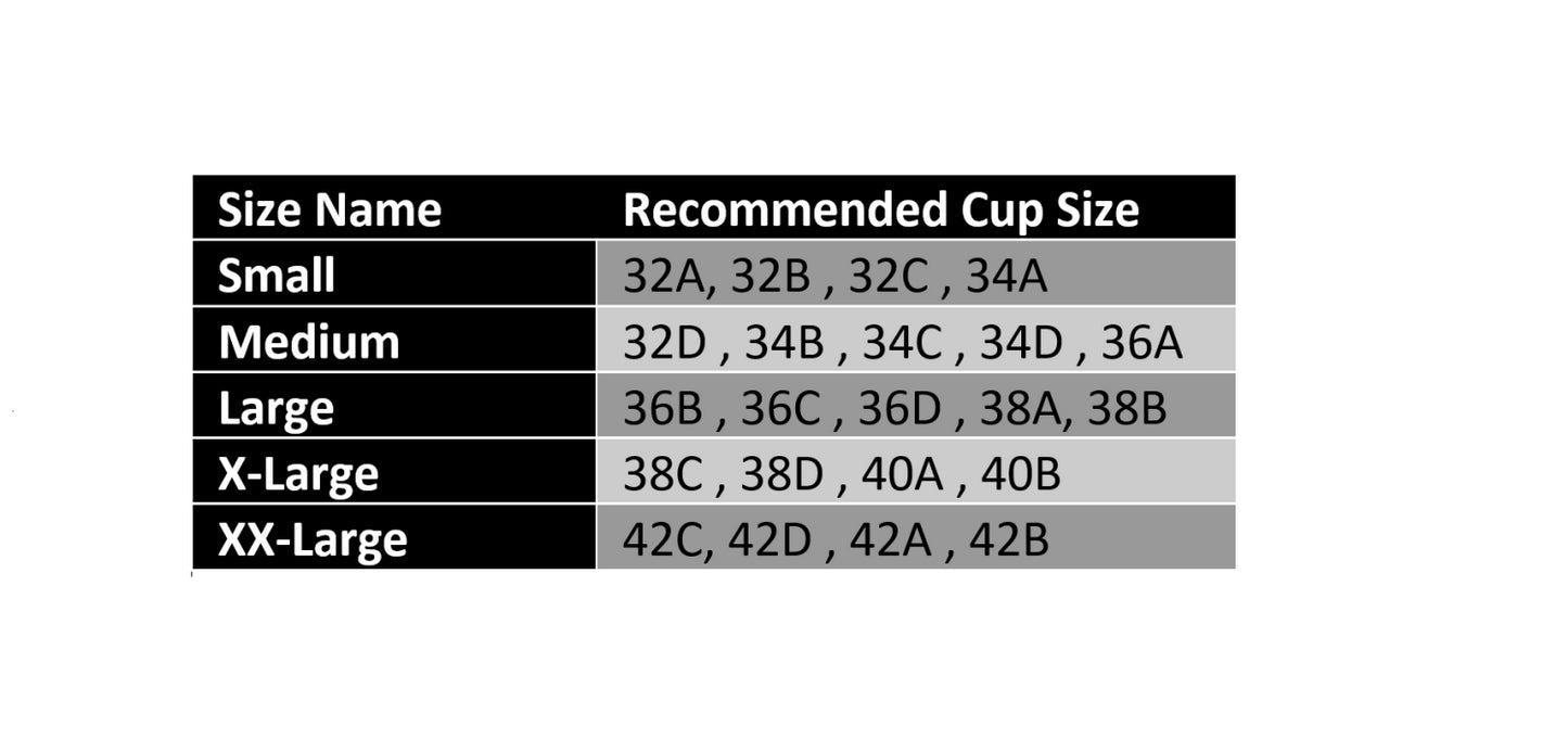 Fabme Women's Black Posture Shaping Bra