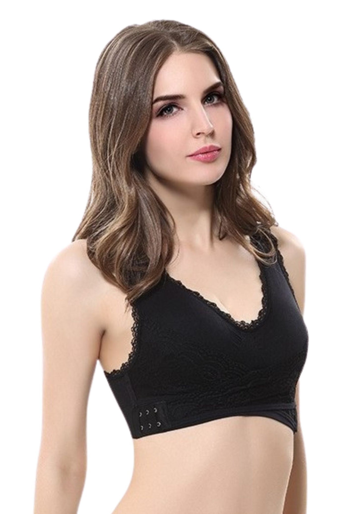 Fabme Women's Black Padded Shaping Bra