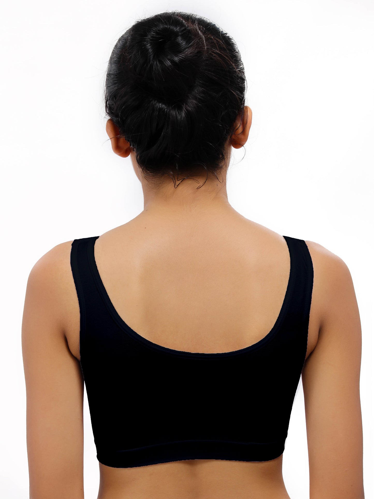 Fabme Women's Black Full Coverage, , Non-Padded Non-Wired Bra