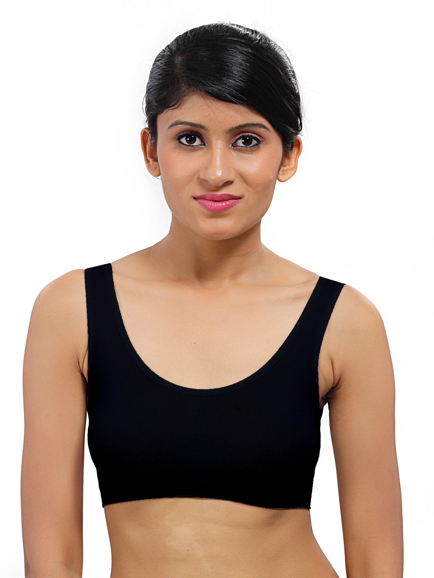 Fabme Women's Black Full Coverage, , Non-Padded Non-Wired Bra