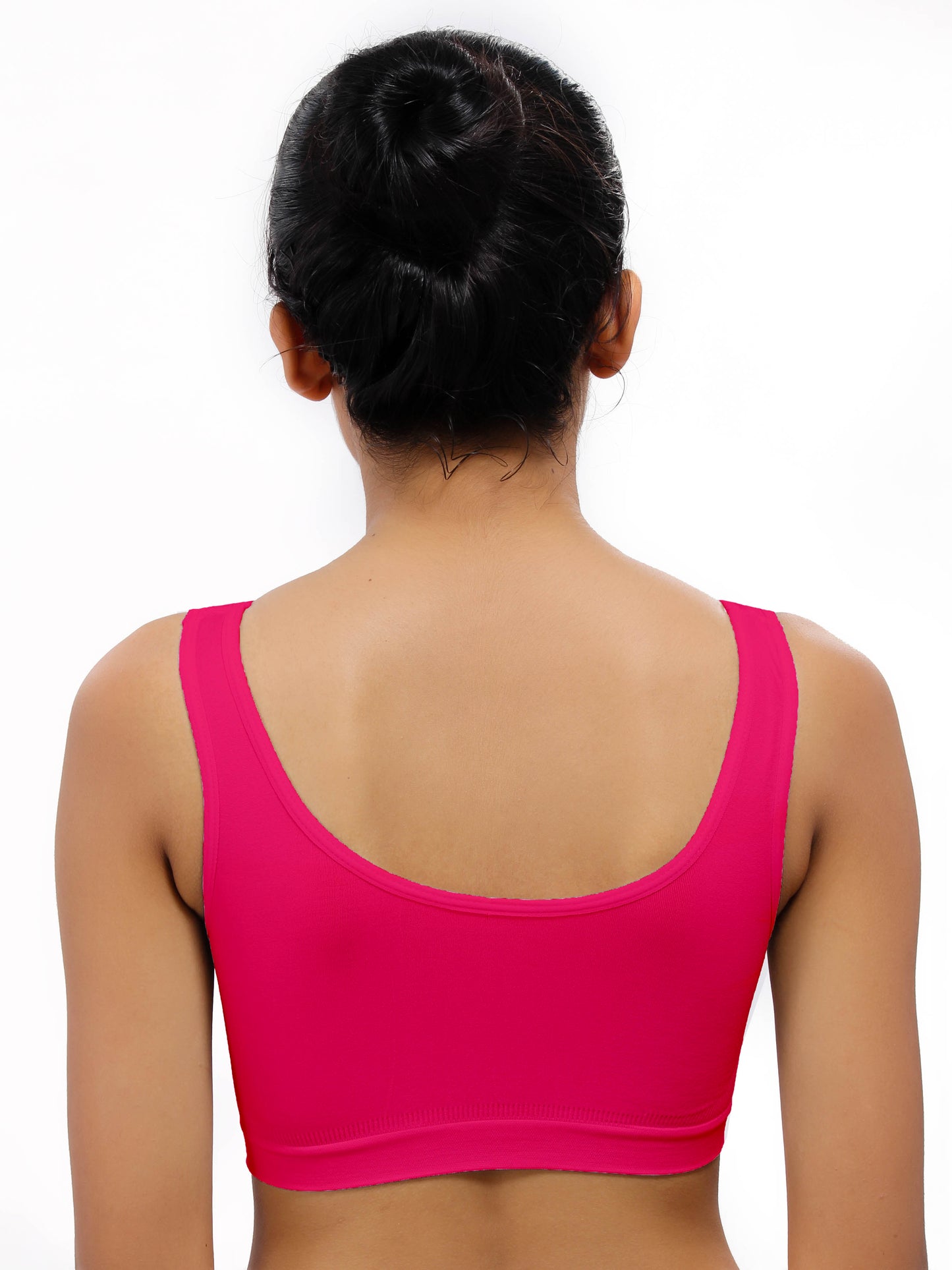 Fabme Women's Dark Pink Full Coverage, , Non-Padded Non-Wired Bra