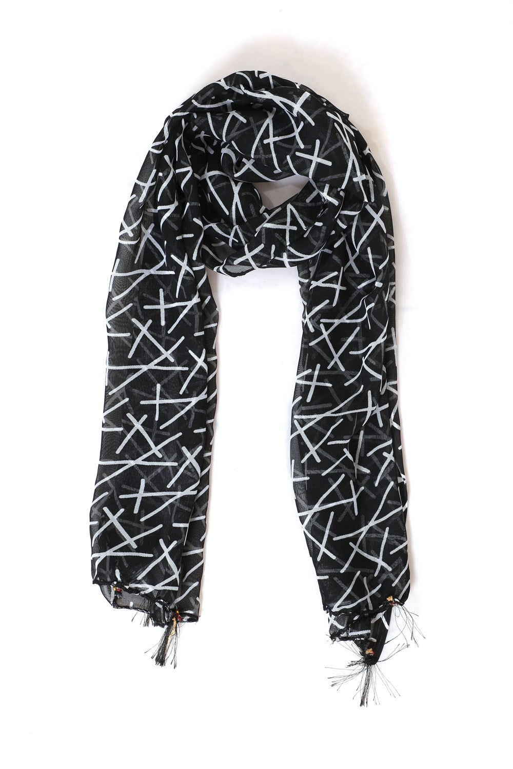 Fabme Women's Scarf Size Georgette Printed, Stole