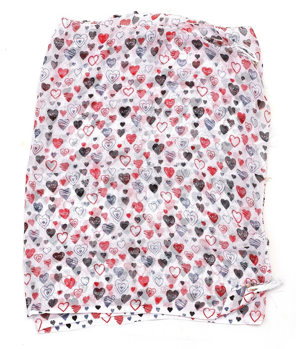 Fabme Women's Scarf Size Georgette Printed, Stole