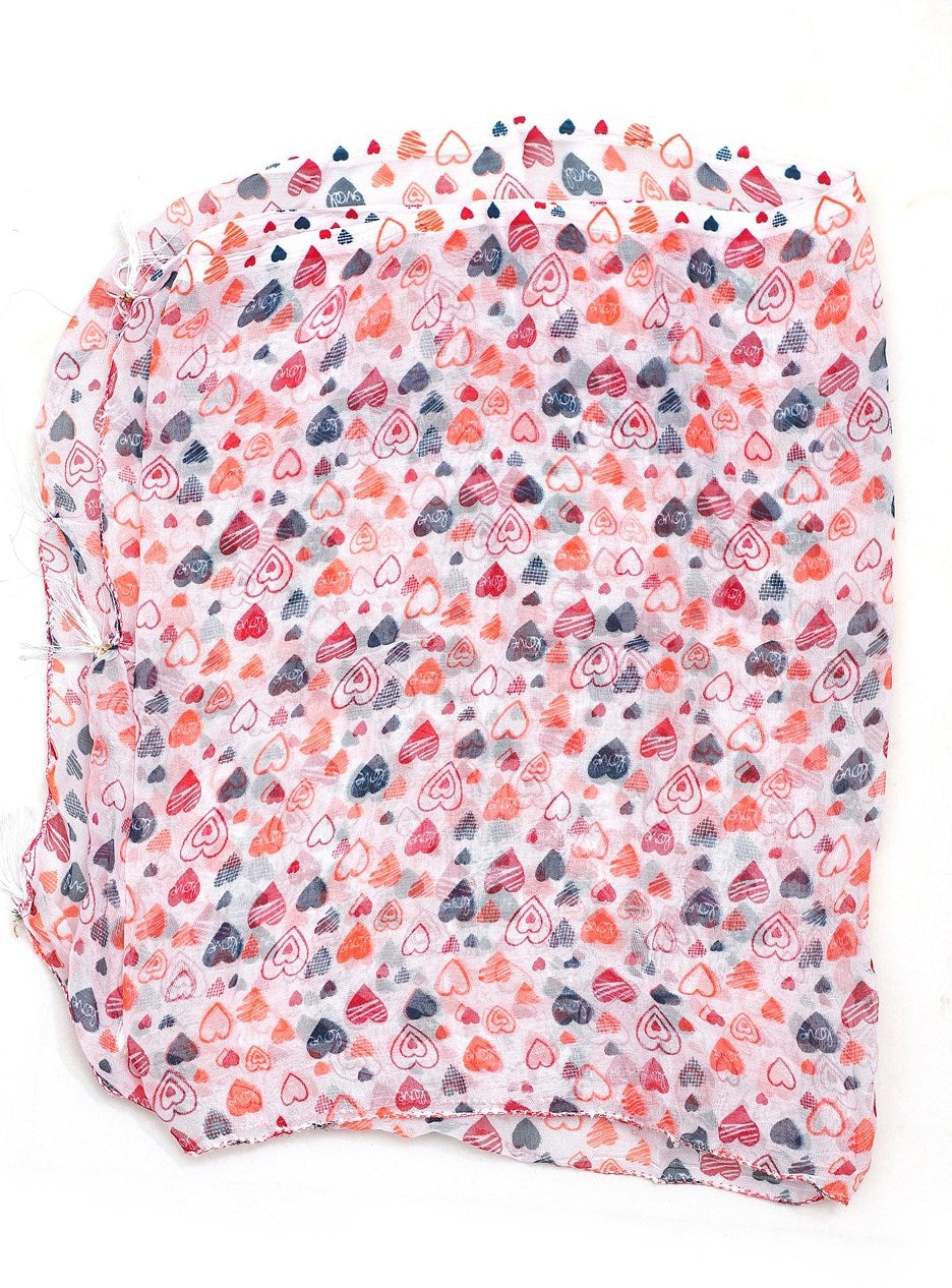Fabme Women's Scarf Size Georgette Printed, Stole