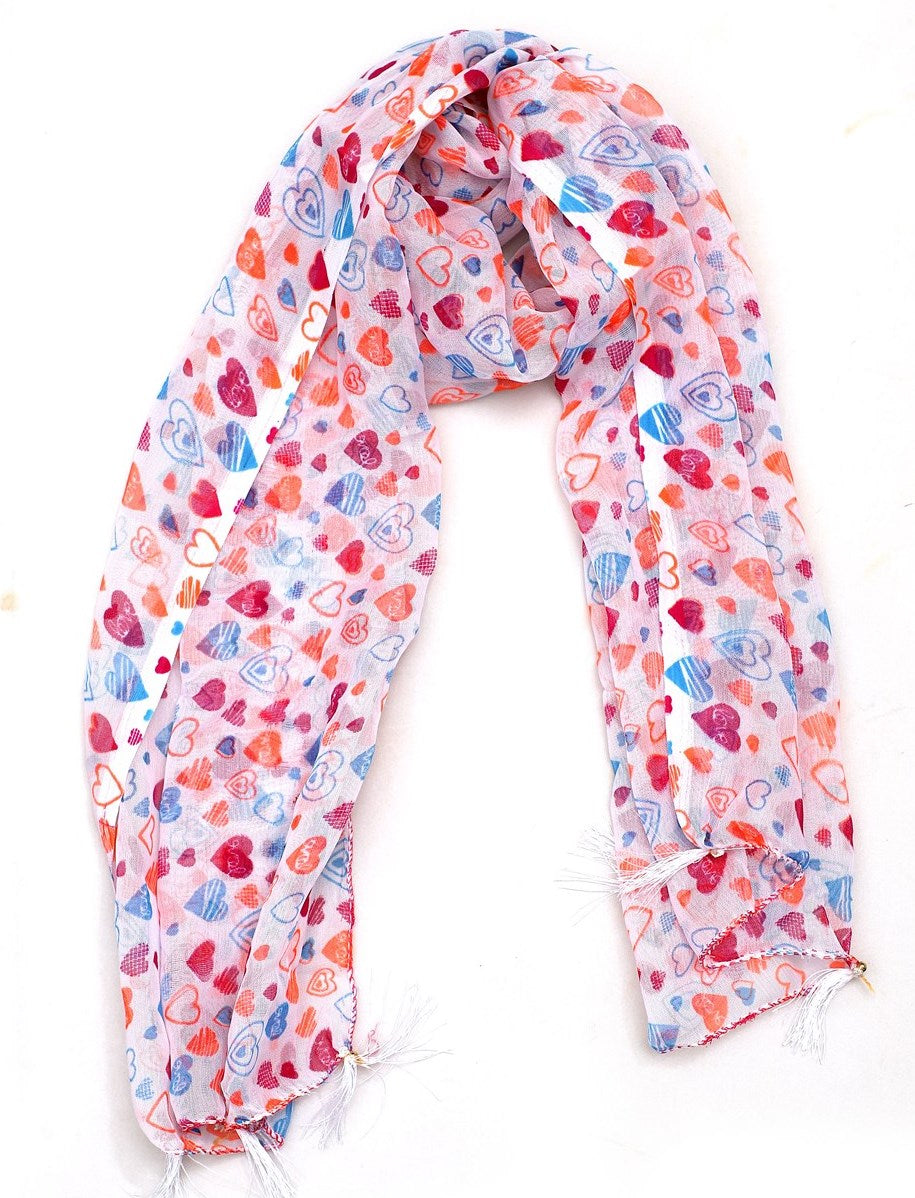 Fabme Women's Scarf Size Georgette Printed, Stole
