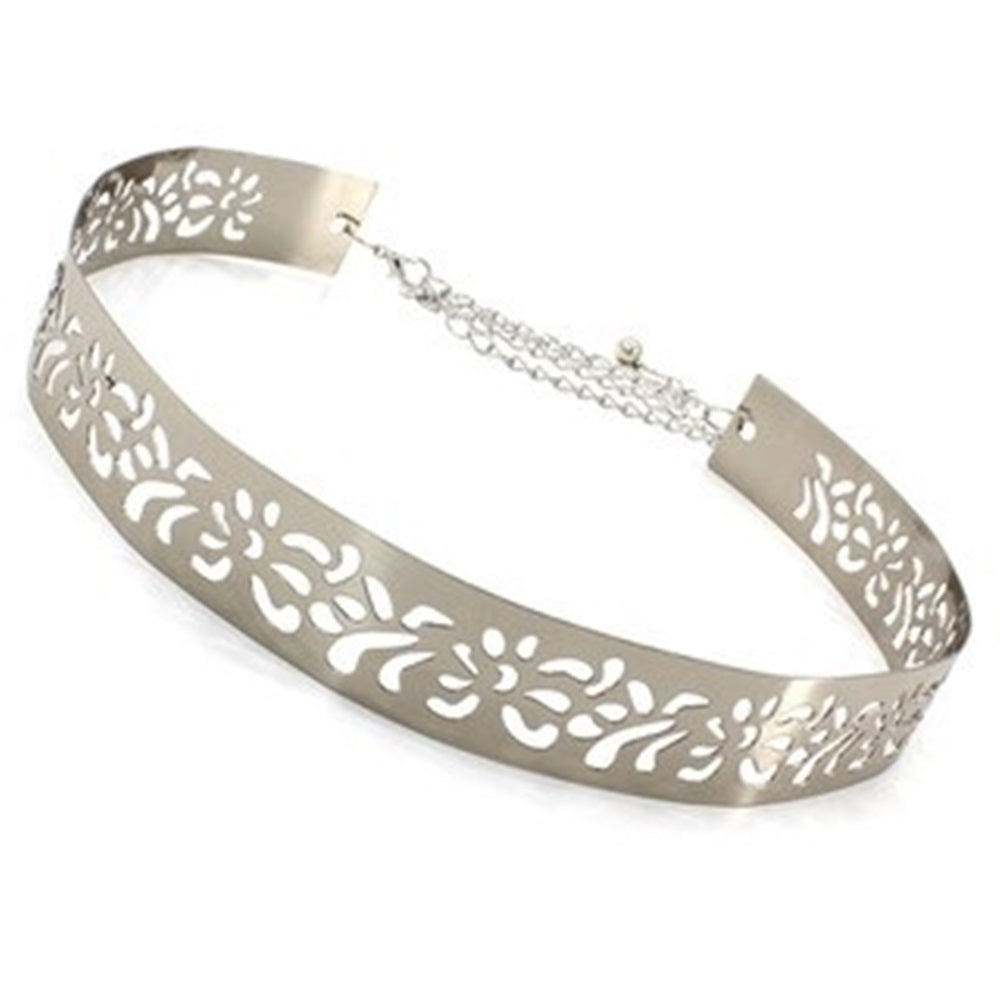 Fabme Women Silver Alloy Saree, Dress, Lehenga Styling Belt