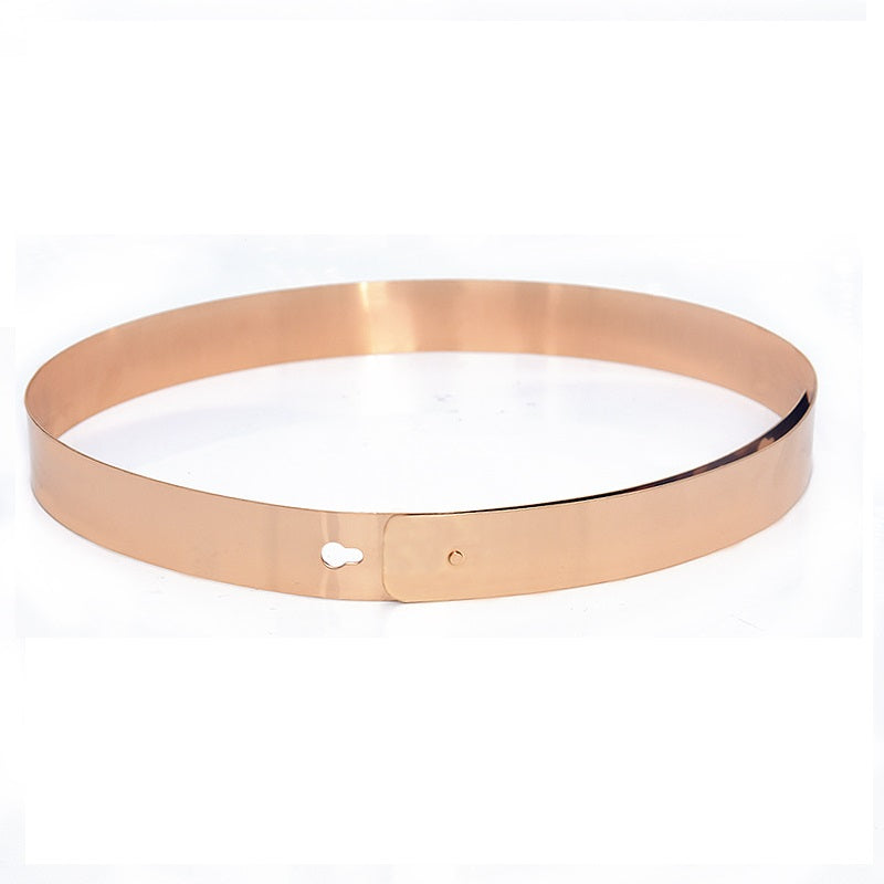Fabme Women Golden Belt