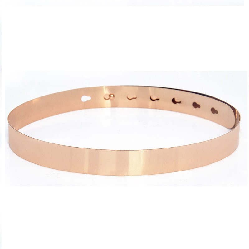 Fabme Women Golden Belt