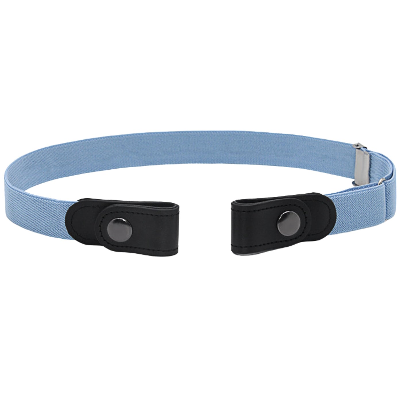 Fabme Unisex Light Blue No Buckle Belt