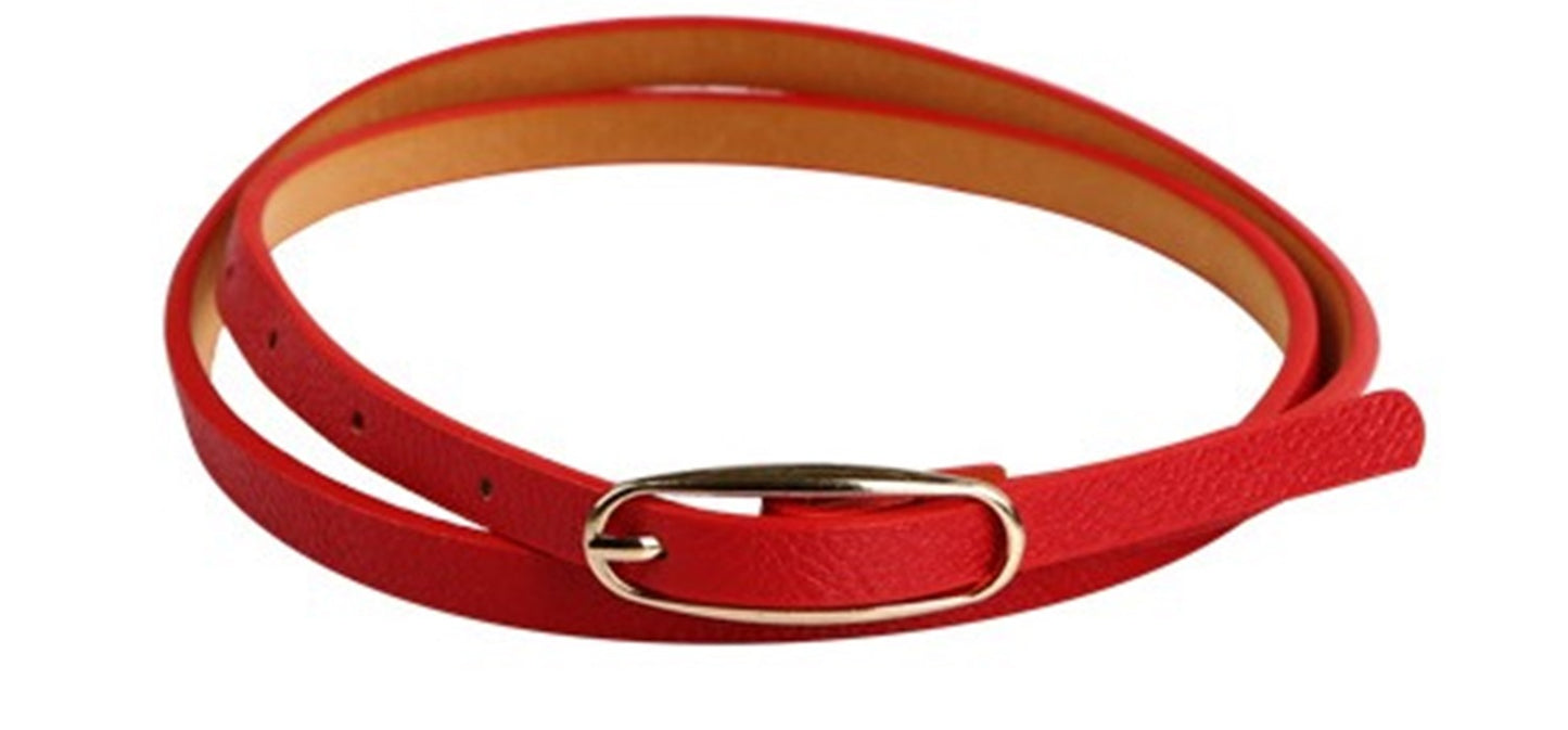 Fabme Women Red Belt