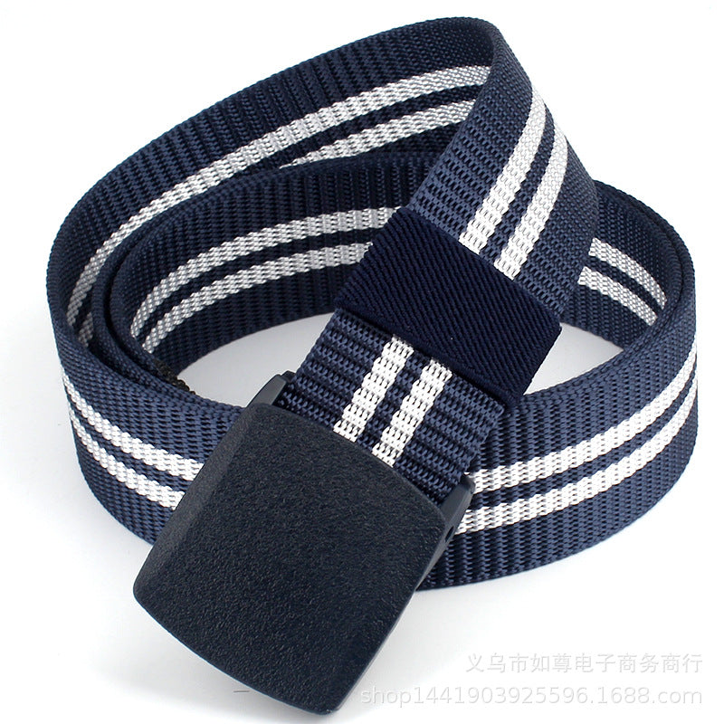 Fabme Women Navy Blue-White Belt