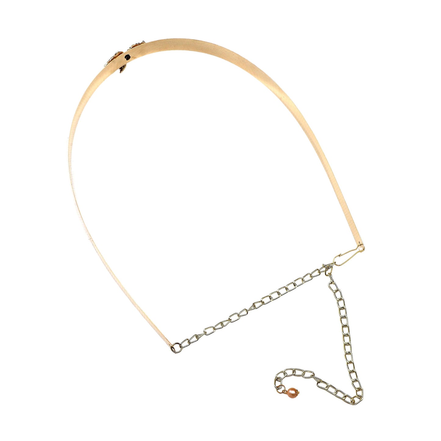 Fabme Women Golden Belt