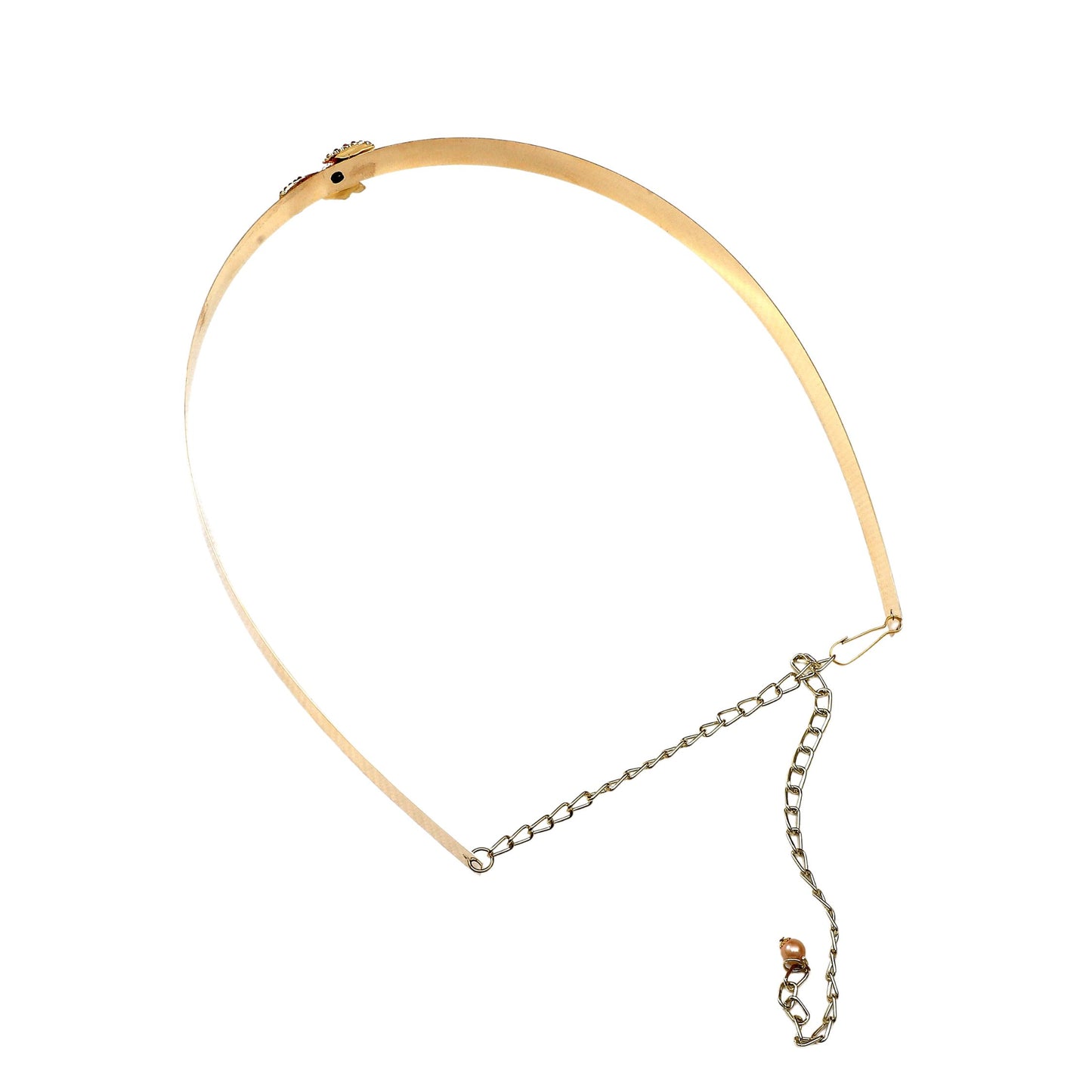 Fabme Women Golden Belt