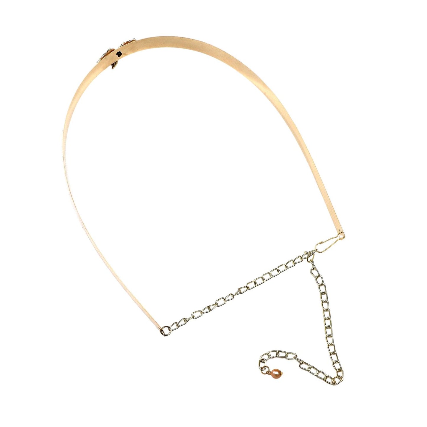 Fabme Women Golden Belt