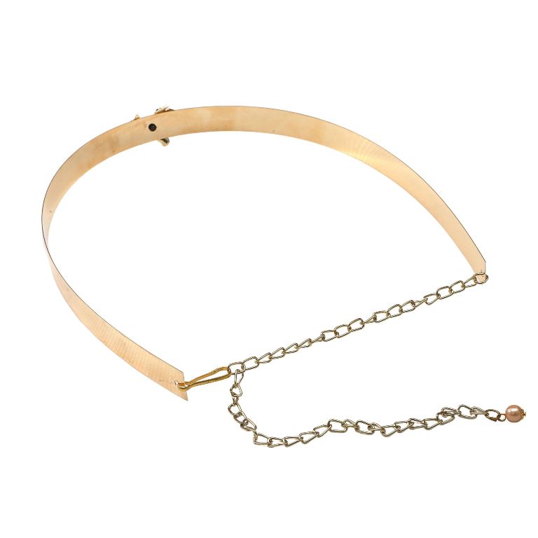 Fabme Women Golden Belt