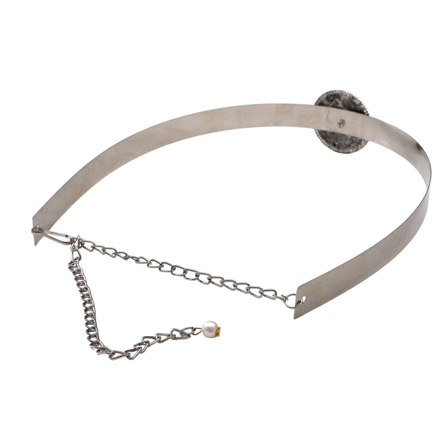 Fabme Women Silver Belt