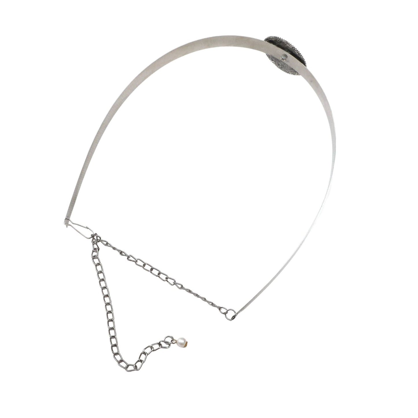 Fabme Women Silver Belt
