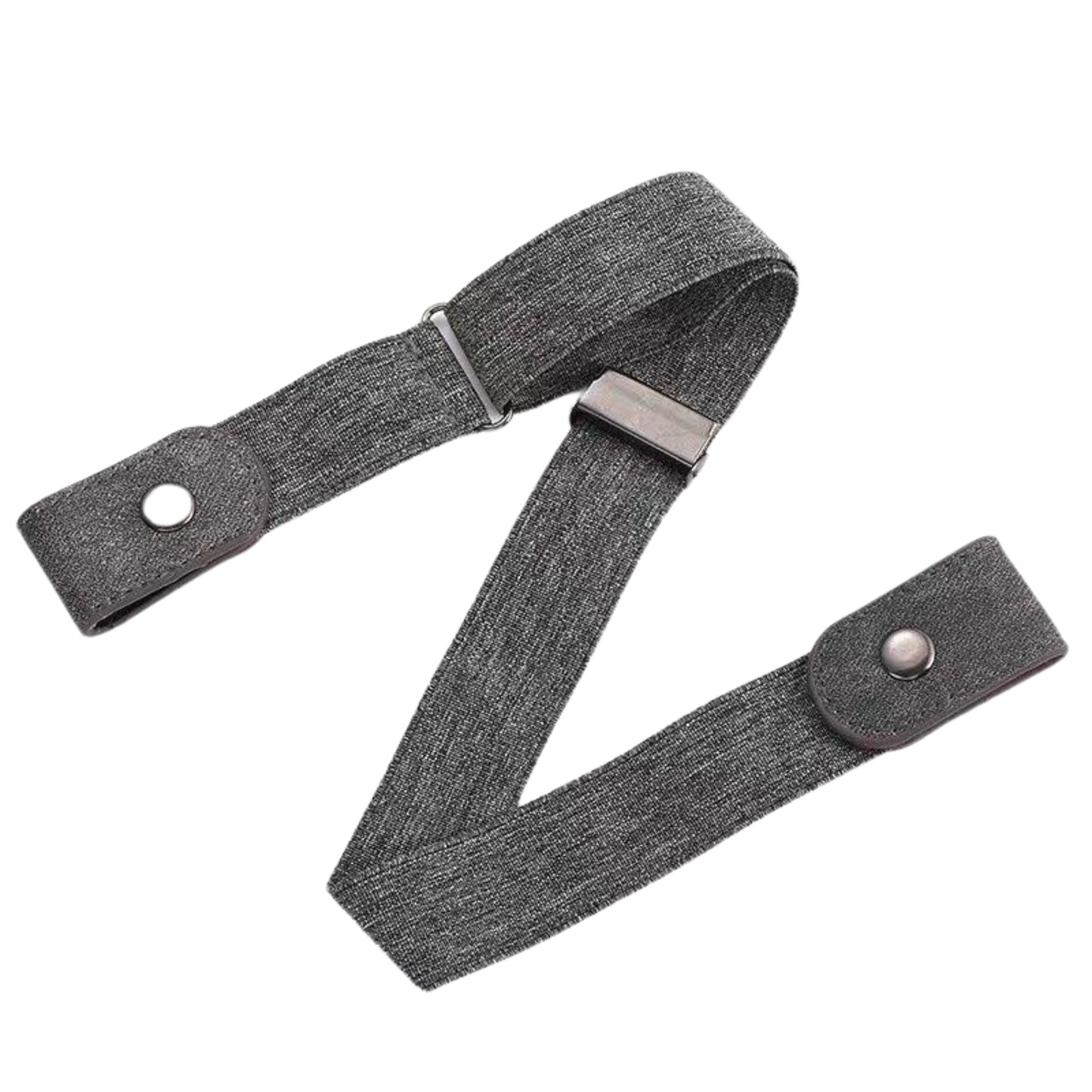 Fabme Women Grey No Buckle Belt