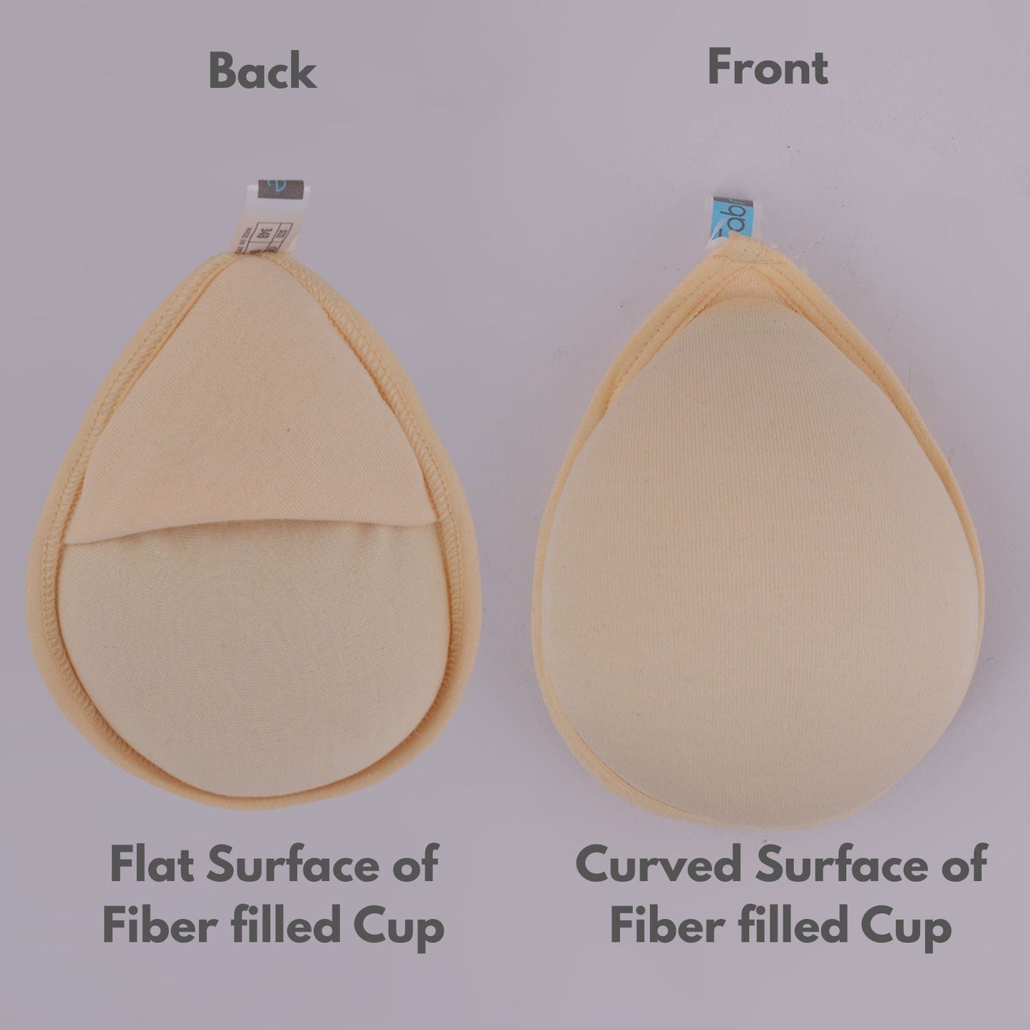 Fabme Mastectomy Cancer Pocket Bra with One Micro Fiber Filled Adjustable Pad | Cotton Bra - Skin