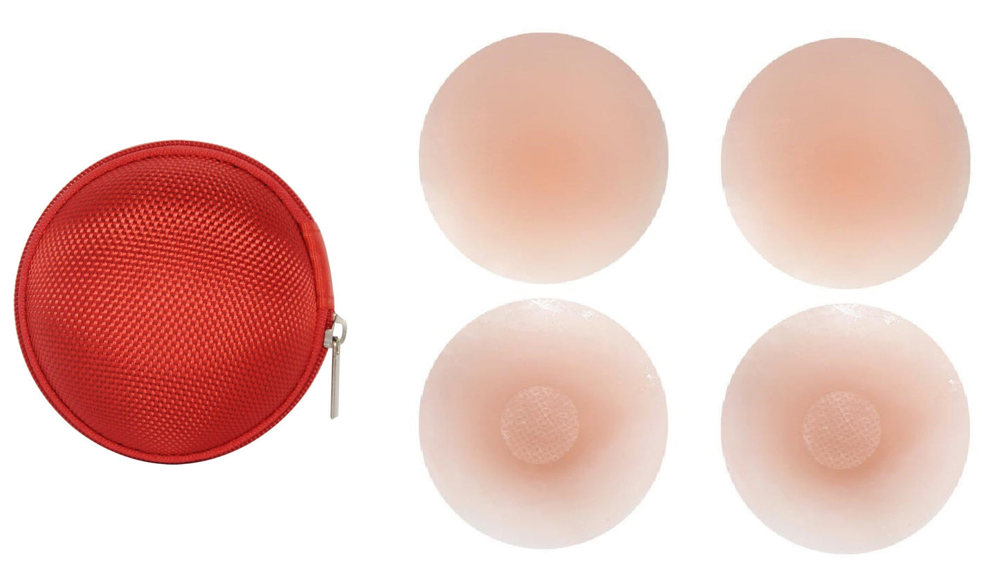 Fabme Women's Stick on Petal Bra - Nipple Bra ( Various Package Options)