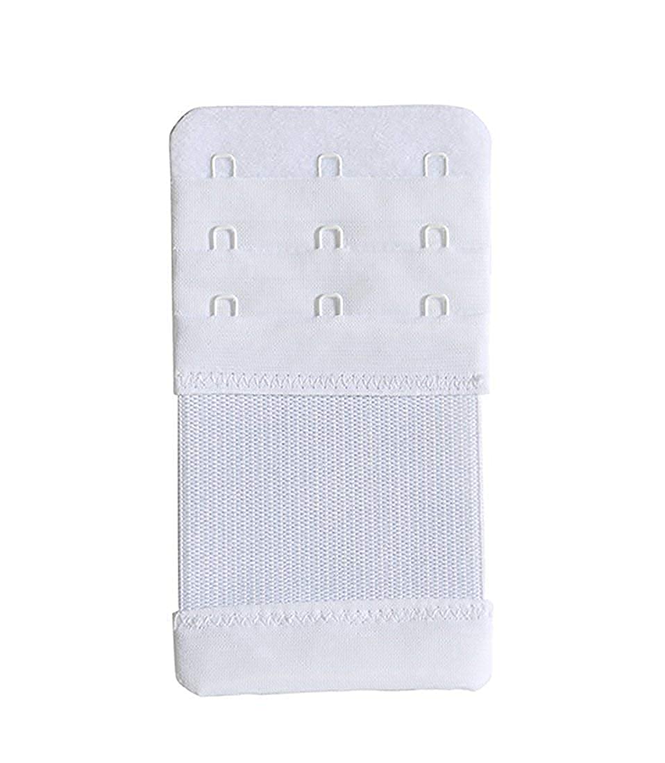 Fabme Women's White Bra Hook Extender -1 Piece ( 3 Hook and eye )