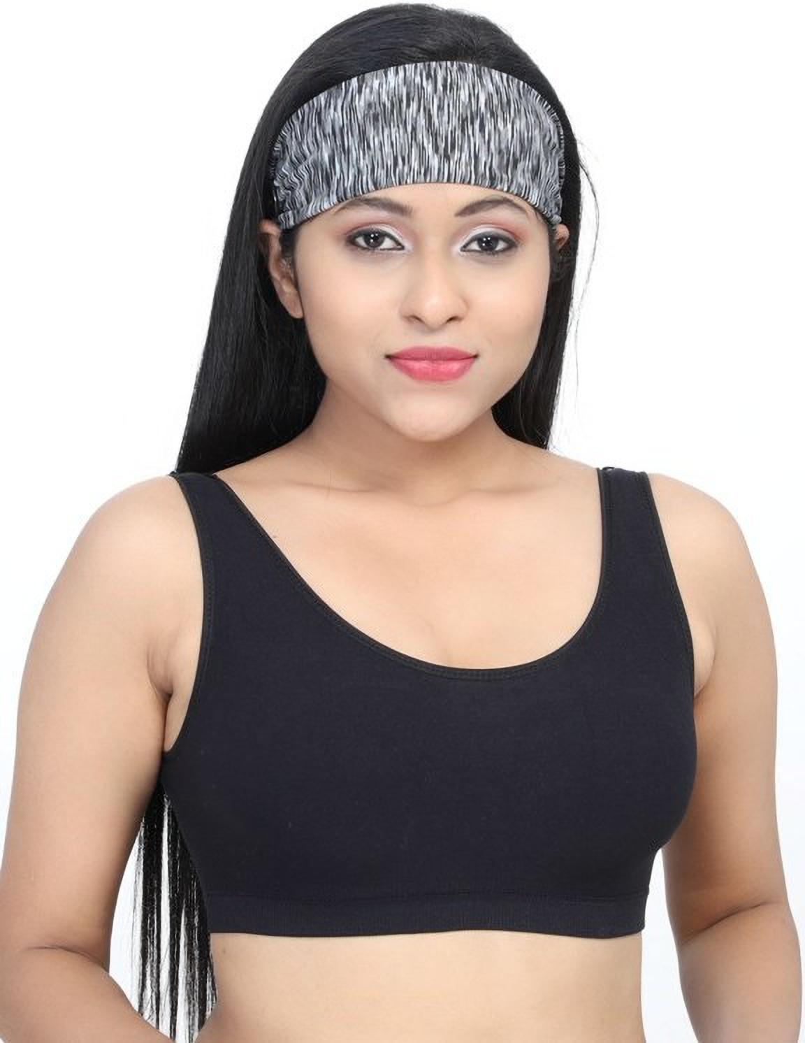 Fabme Unisex Dark Grey Headband for Yoga, Gym, Zumba, Jogging, Cycling
