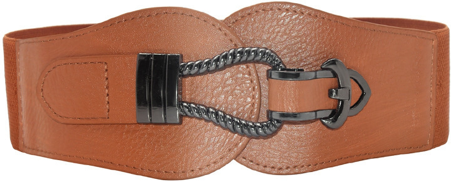 Fabme Women Chocolate Corset Belt Belt
