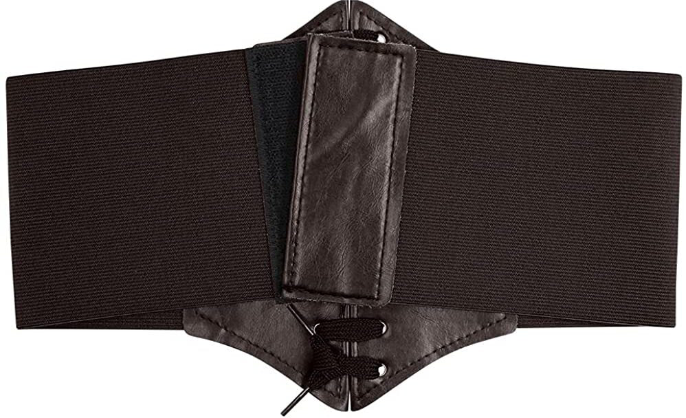 Fabme Women Chocolate Corset Belt Belt