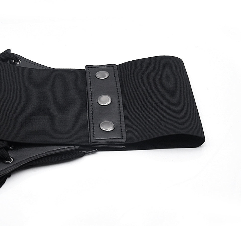 Fabme Women Chocolate Corset Belt Belt