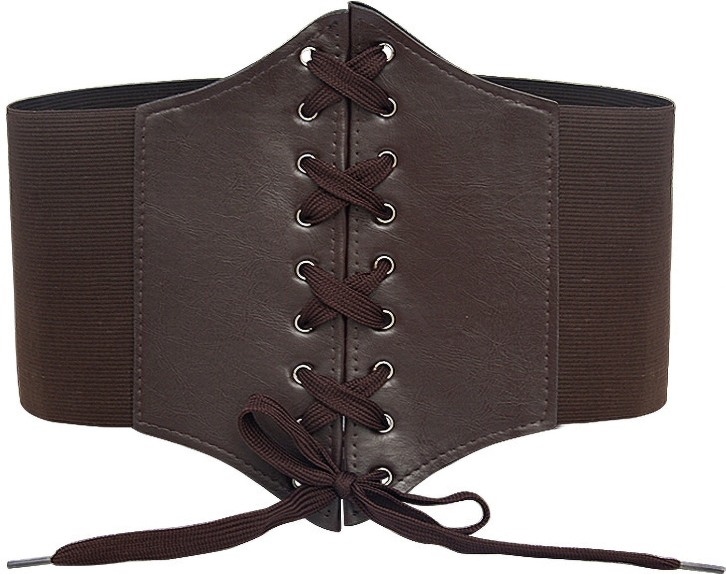 Fabme Women Chocolate Corset Belt Belt