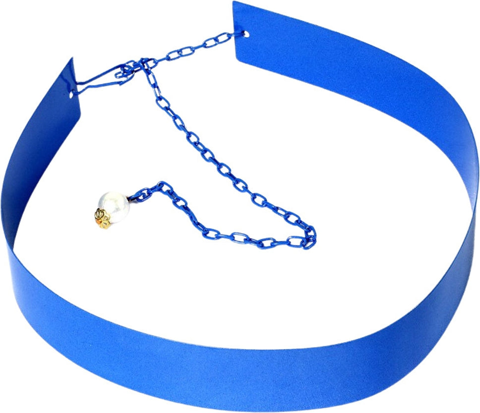 Fabme Women Blue Alloy Saree, Dress, Lehenga Styling Belt