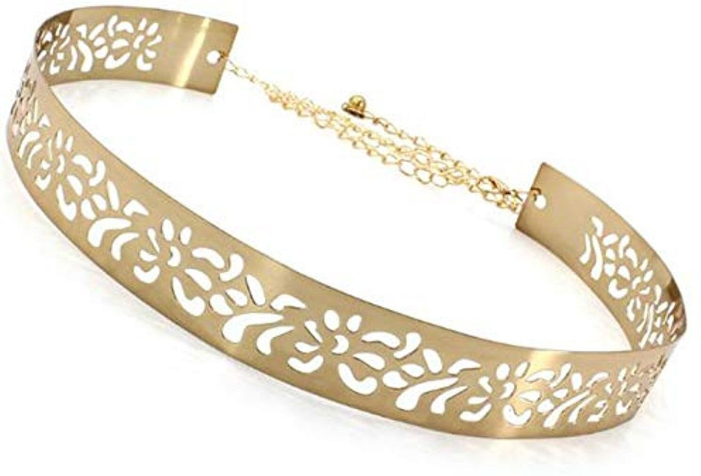 Fabme Women Golden Alloy Saree, Dress, Lehenga Styling Belt