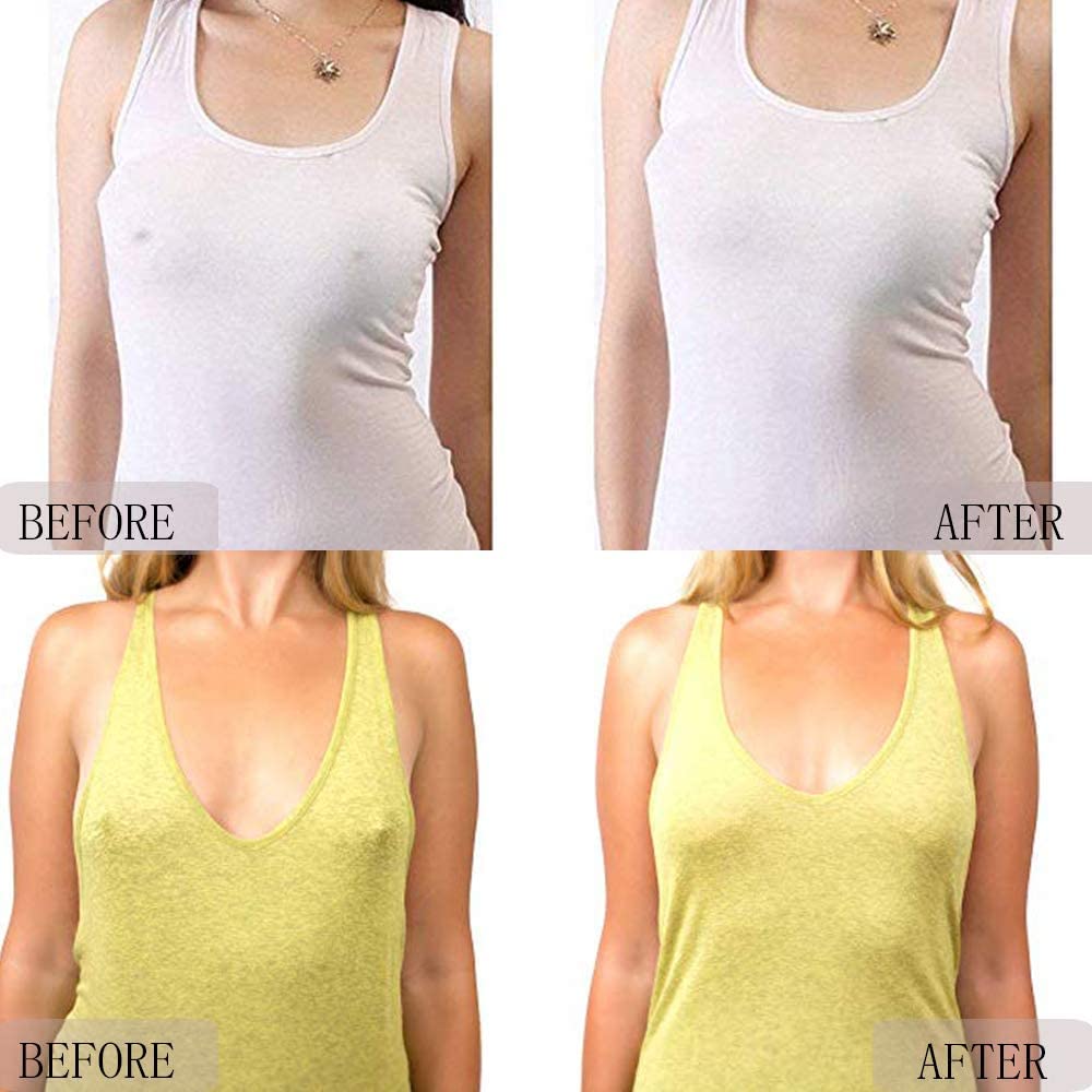 Fabme Women's Stick on Petal Bra - Nipple Bra ( Various Package Options)