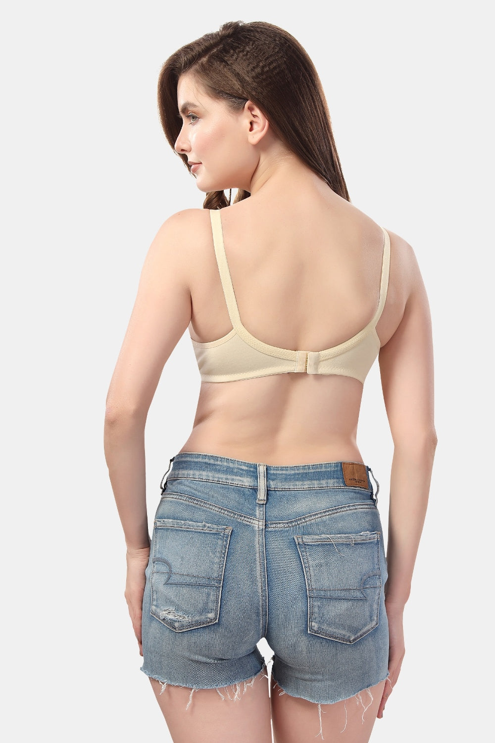 Fabme Women's Skin Seamless Non-Padded  Non Wired Nursing Bra