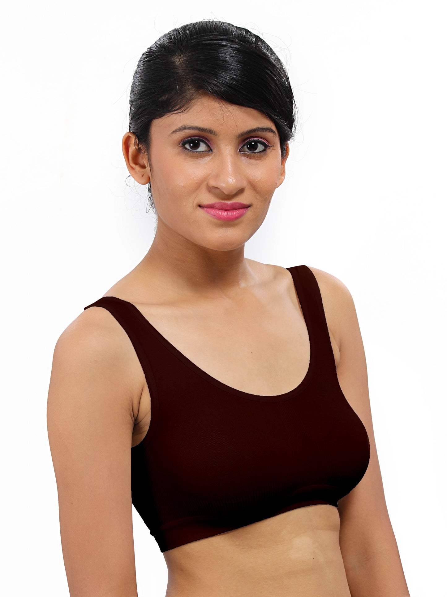 Fabme Women's Chocolate Full Coverage, , Non-Padded Non-Wired  Bra