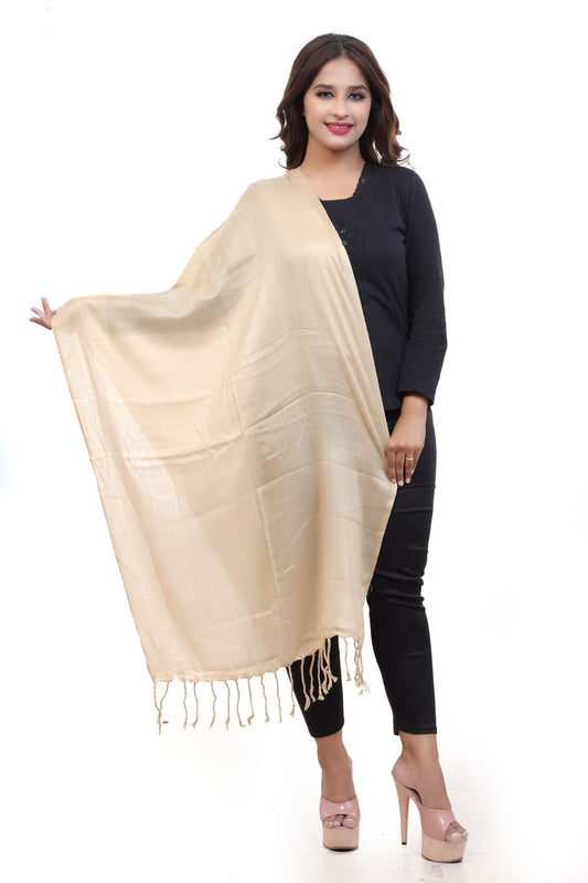 Fabme Women's Full Size, Soft Rayon, Plain, Dupatta