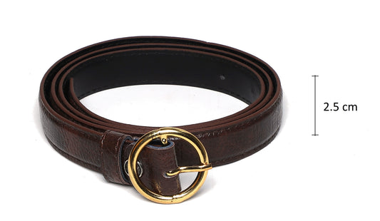 Fabme Women Chocolate   Belt