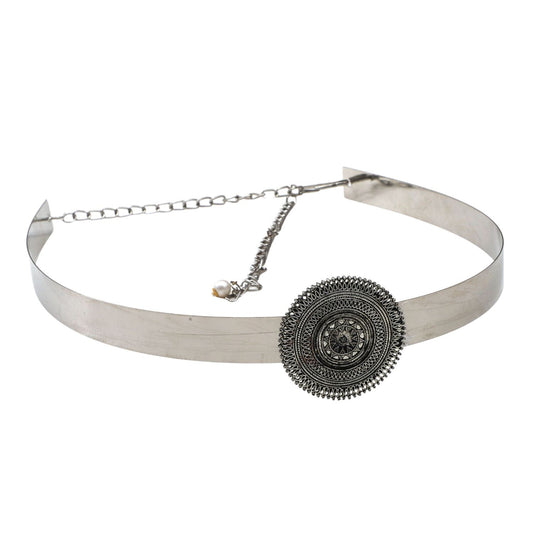 Fabme Women Silver   Belt