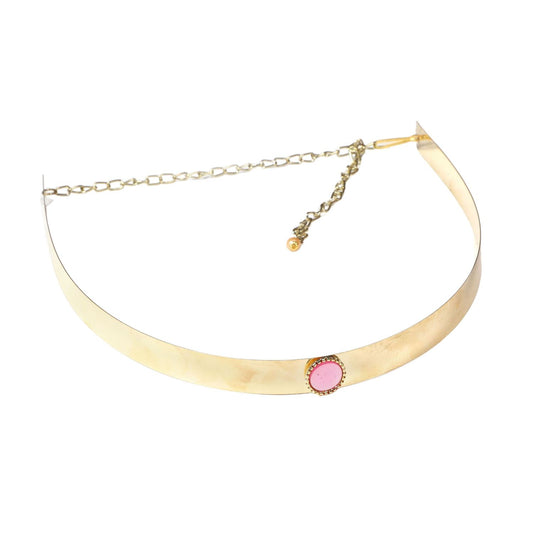 Fabme Women Golden-Pink   Belt