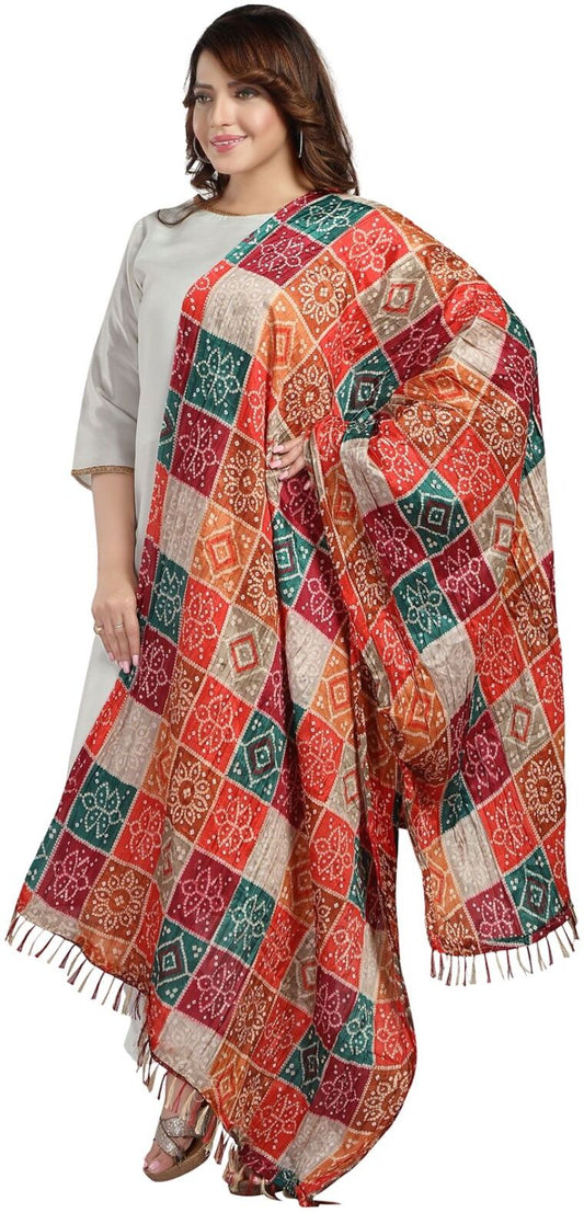 Fabme Women's Full Size, Thick Georgette All Occasion, Dupatta