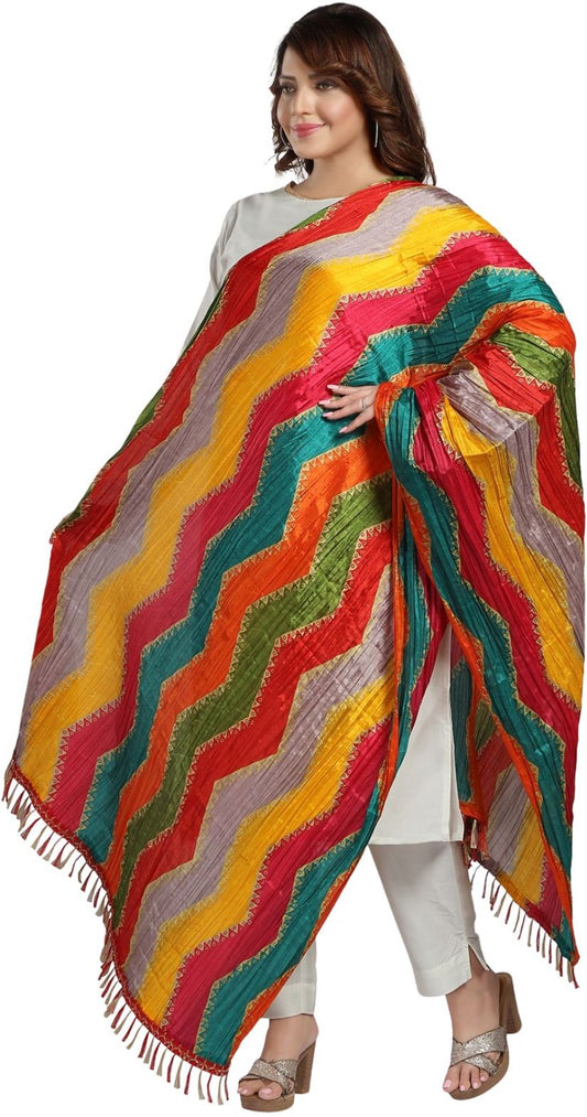 Fabme Women's Full Size, Thick Georgette All Occasion, Dupatta