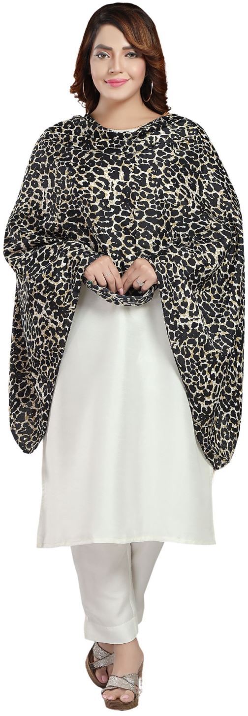 Fabme Women's Big Size  Georgette MultiPurpose, Stole