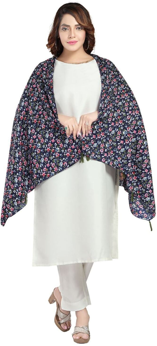 Fabme Women's Big Size  Georgette MultiPurpose, Stole