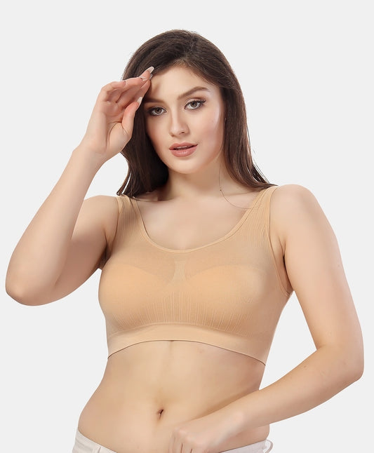 Fabme Women's Skin Full Coverage Non-Padded Non Wired Bra