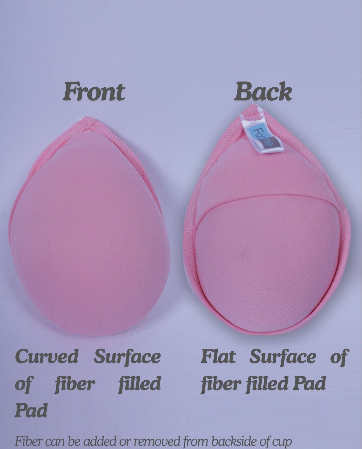 Fabme Mastectomy Cancer Pocket Bra with One Micro Fiber Filled Adjustable Pad | Cotton Bra - Pink