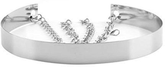 Fabme Women Silver Alloy Saree, Dress, Lehenga Styling Belt